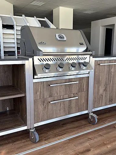 Burn Outdoor Kitchen Outdoor-Küche mit Napoleon PRO 500 und Caso BBQ-Cooler