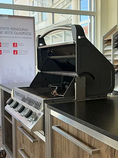 Burn Outdoor Kitchen Outdoor-Küche mit Napoleon PRO 500 und Caso BBQ-Cooler