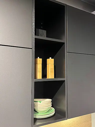 Abverkaufsküche Schüller Fino Schwarz