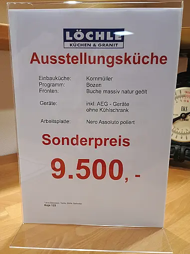 Kornmüller BOZEN in Buche massiv natur geölt