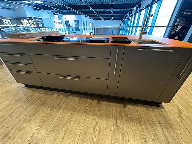Silbergrau Glas-Küchenarbeitsplatte