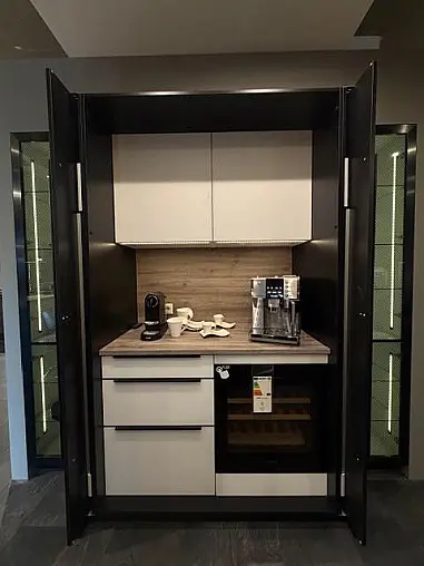 stilvolle Kaffeebar für das Büro oder den Wintergarten