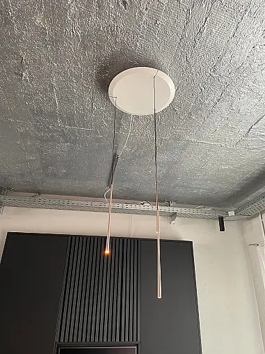 Stars Pendelleuchte 3-fach zirkular - roségold