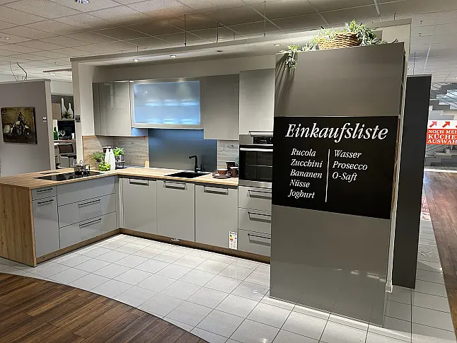 Laser Billant Lacklaminat Hochglanz in Perlgrau