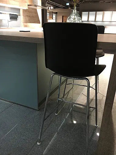Exklusive Kücheninsel - Glas Arbeitsplatte - Regal - viel LED-Beleuchtung