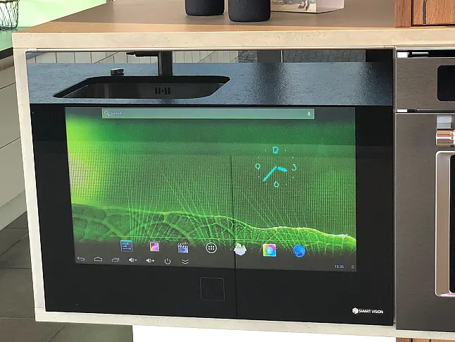 Tirion Smart Vision Einbau Multimedia System als Türe in 450mm Höhe mit Micosoft System
