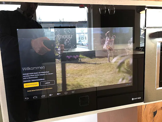 Tirion Smart Vision Einbau Multimedia System als Türe in 450mm Höhe mit Micosoft System