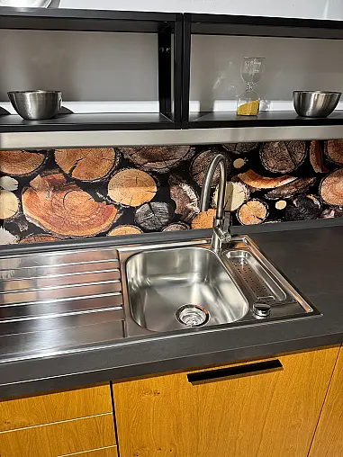 Gemütliche L-Küche Mit Eichenfronten