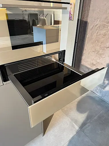 Wärmeschublade in Spiegelglas Pearl