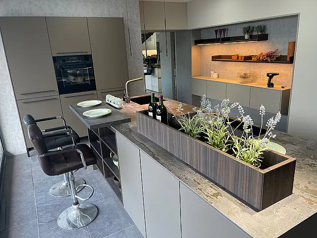MUSTERKÜCHE SieMatic SC 45 umbra samtmatt