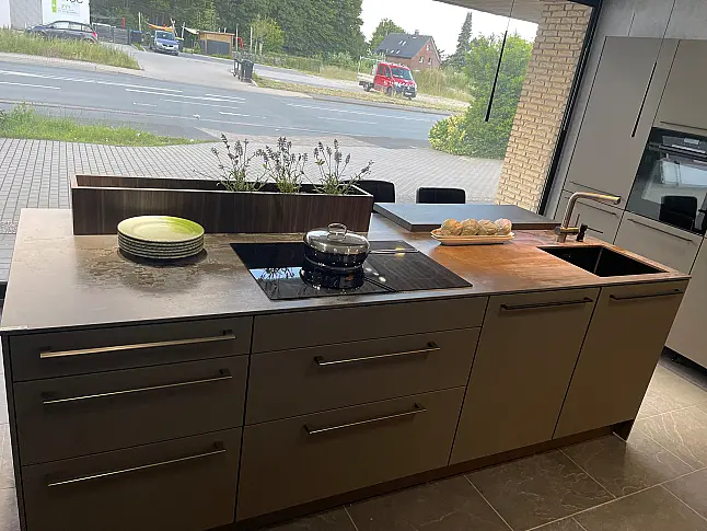 MUSTERKÜCHE SieMatic SC 45 umbra samtmatt