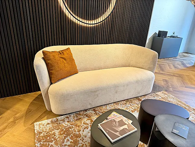 3-Sitzer Designsofa in Beige