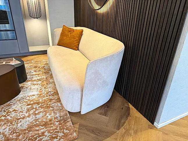 3-Sitzer Designsofa in Beige