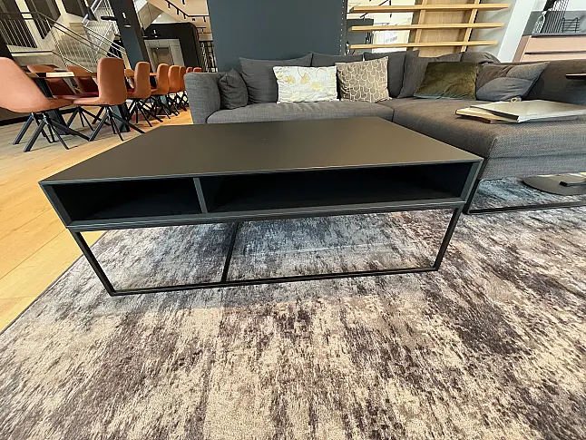Exklusive Wohnwand / TV-Board / Anbauwand - Nischenrückwand Glas - SmartCube-Regale