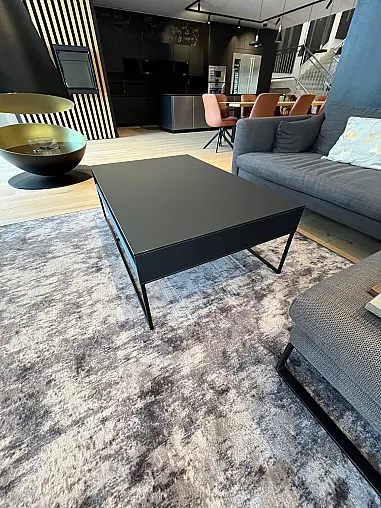 Exklusive Wohnwand / TV-Board / Anbauwand - Nischenrückwand Glas - SmartCube-Regale