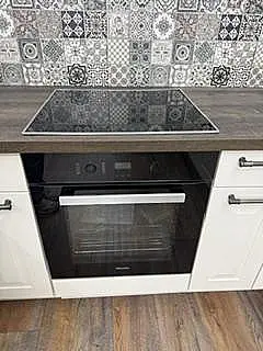 U-Küche in Landhausstil