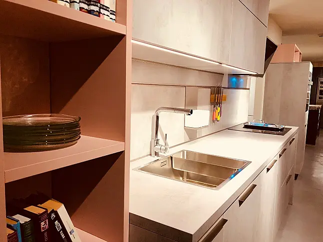 Cocina de exposicion modelo Elba lineal