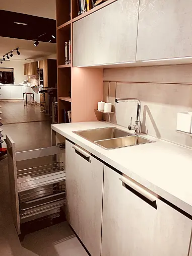 Cocina de exposicion modelo Elba lineal