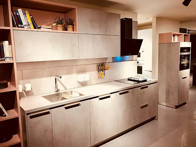 Cocina de exposicion modelo Elba lineal