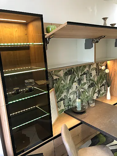 moderne Küche in Holz-Optik (Nr.12)