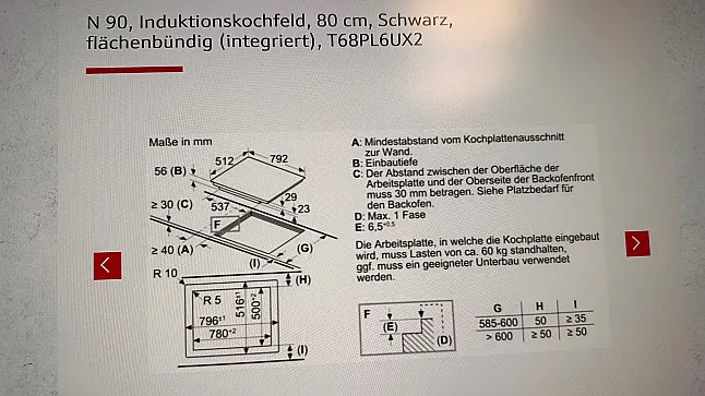Induktionskochfeld Erweiterte Flexinduction, ZoneLight, Home Connect