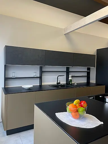 neo exclusive, Grifflos, Touch, Glas exclusive Arbeitsplatte
