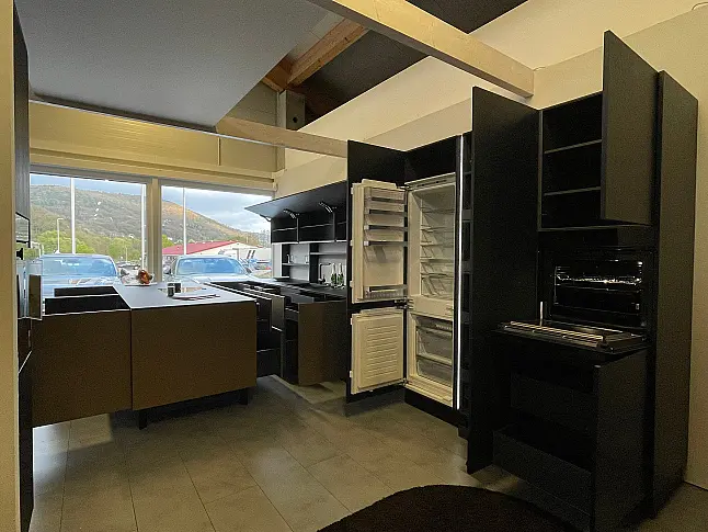 neo exclusive, Grifflos, Touch, Glas exclusive Arbeitsplatte