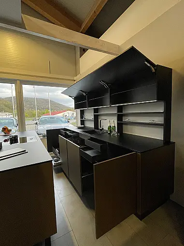 neo exclusive, Grifflos, Touch, Glas exclusive Arbeitsplatte