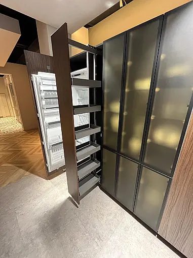 Exklusive Messeküche - XL Schränke - Slim Line Arbeitsplatten - viel LED-Beleuchtung - viel Zubehör - zahlreiche Siemens Einbaugeräte