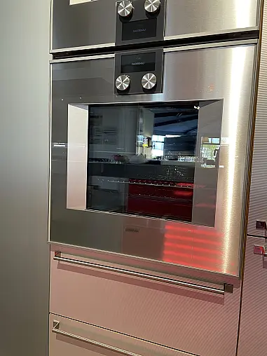 Backofen Serie 400, Edelstahl-hinterlegte Vollglastür, Türanschlag Rechts,