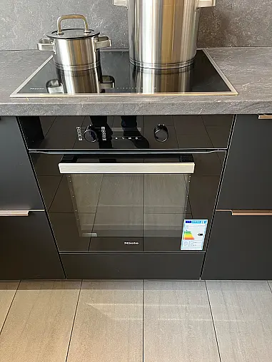 Hochwertige Nobilia Küche Model Senso Schwarz Anti Finger Print
