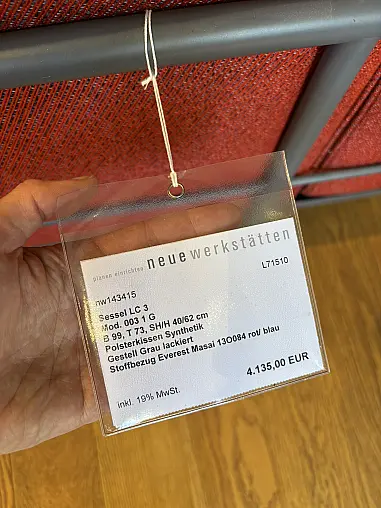 Designersessel LC3 – Showroom-Abverkauf
