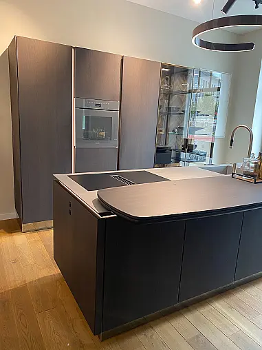 SieMatic Design Küche Insel + Hochschrankzeile