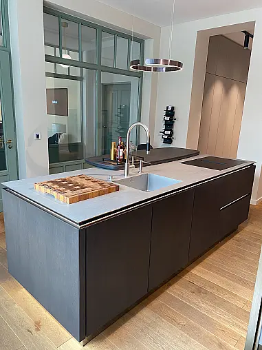 SieMatic Design Küche Insel + Hochschrankzeile