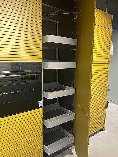 Der Blickfang! Olivgrün und Marmoroptik vereint in einer U-Form