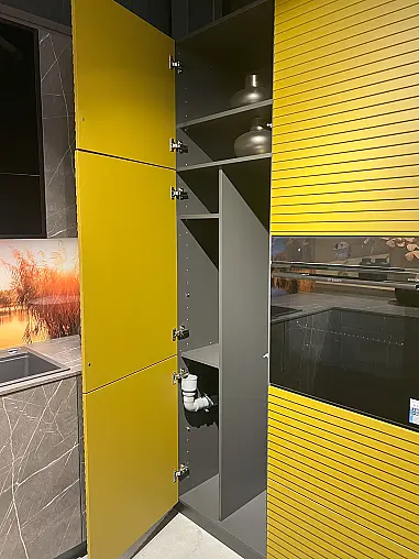 Der Blickfang! Olivgrün und Marmoroptik vereint in einer U-Form