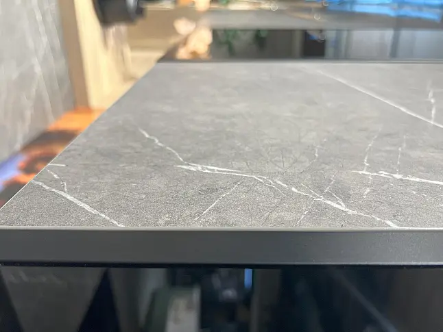 Der Blickfang! Olivgrün und Marmoroptik vereint in einer U-Form