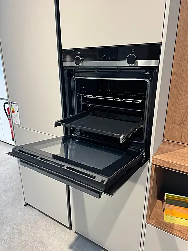Abverkaufsküche Schüller Smartglass Matt in Kristallgrau