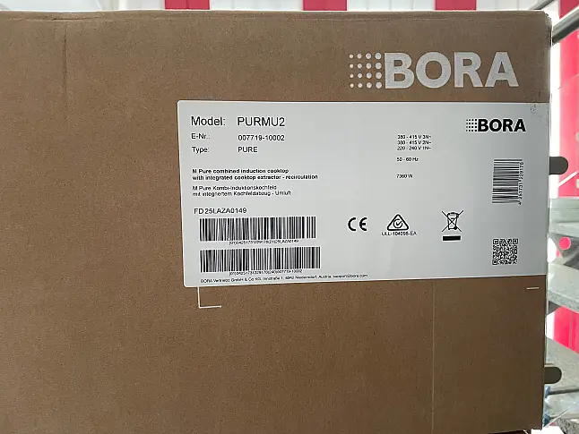 Induktion Kochfeld mit Abzug BORA PURMU 2 R MATT