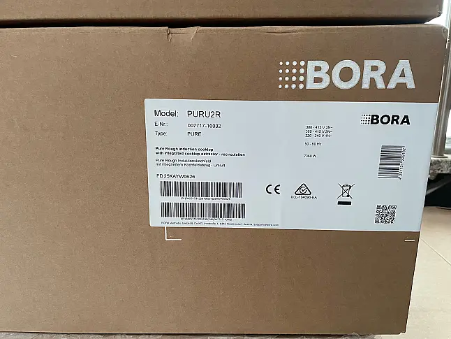 Induktion Kochfeld mit Abzug BORA PURMU 2 R MATT