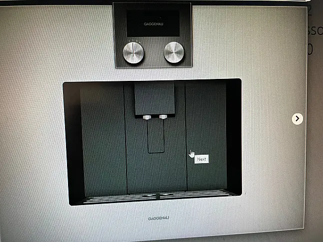 Gaggenau kaffevollsutomar
