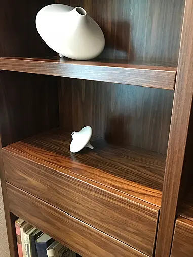 Natur Pur klassischer Schrank Nußbaum furniert