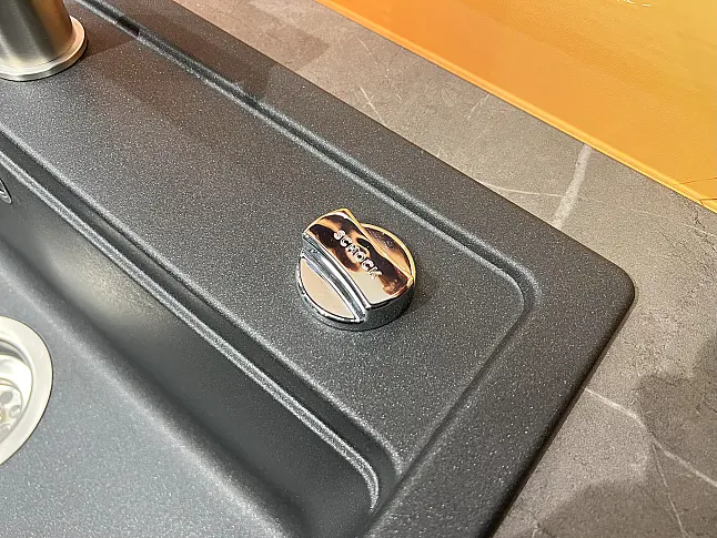 Der Blickfang! Olivgrün und Marmoroptik vereint in einer U-Form