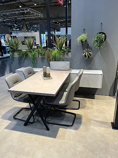 Exklusives Essgruppe  / Besprechungsraum -  tolle Planung mit Sideboard - 4 Stühlen - Messestück