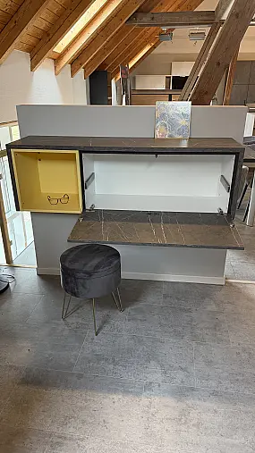 Schüller Design-Wandboard mit Klappe &amp; offenem Regal