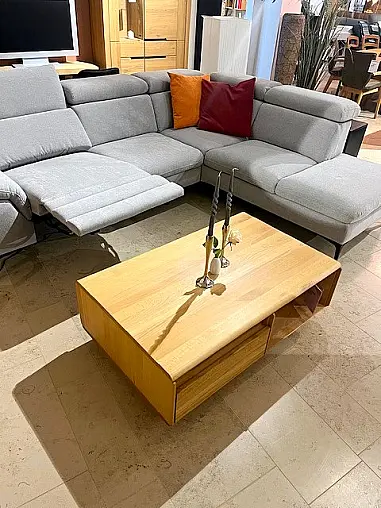 Ecksofa KLIER:CONCEPT NO-06 mit motorischer Sitzverstellung