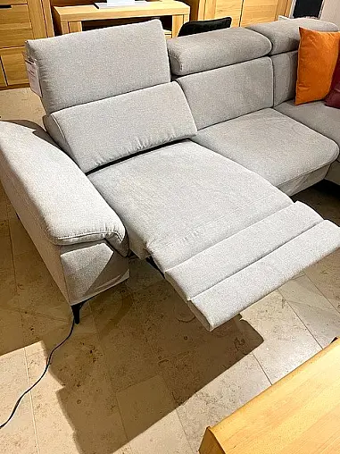 Ecksofa KLIER:CONCEPT NO-06 mit motorischer Sitzverstellung