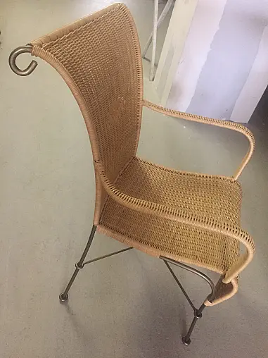 MVG Nostalgischer Armlehnenstuhl geflochten - Preisreduktion wegen Umbau!