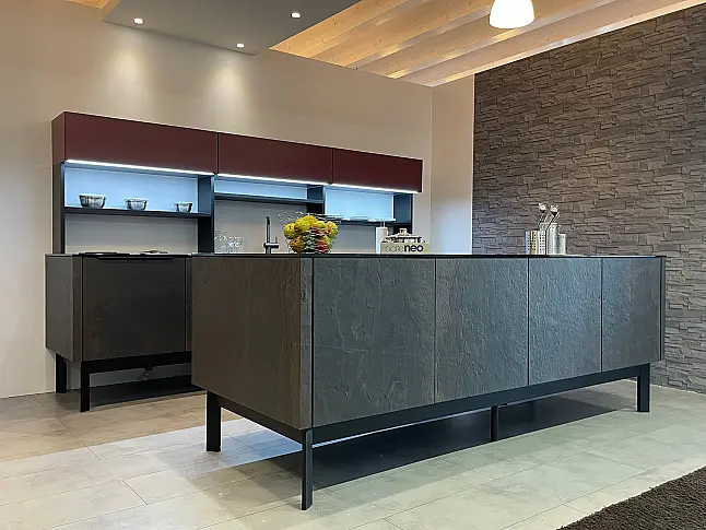 neo SLATE , Pure Eleganz, absolut hochwertig,  Glas exlusive Arbeitsplatte