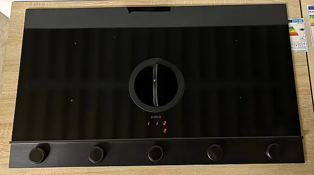 Muldenlüfter Induktion 90 cm Elica NikolaTesla Unplugged BL/A/90